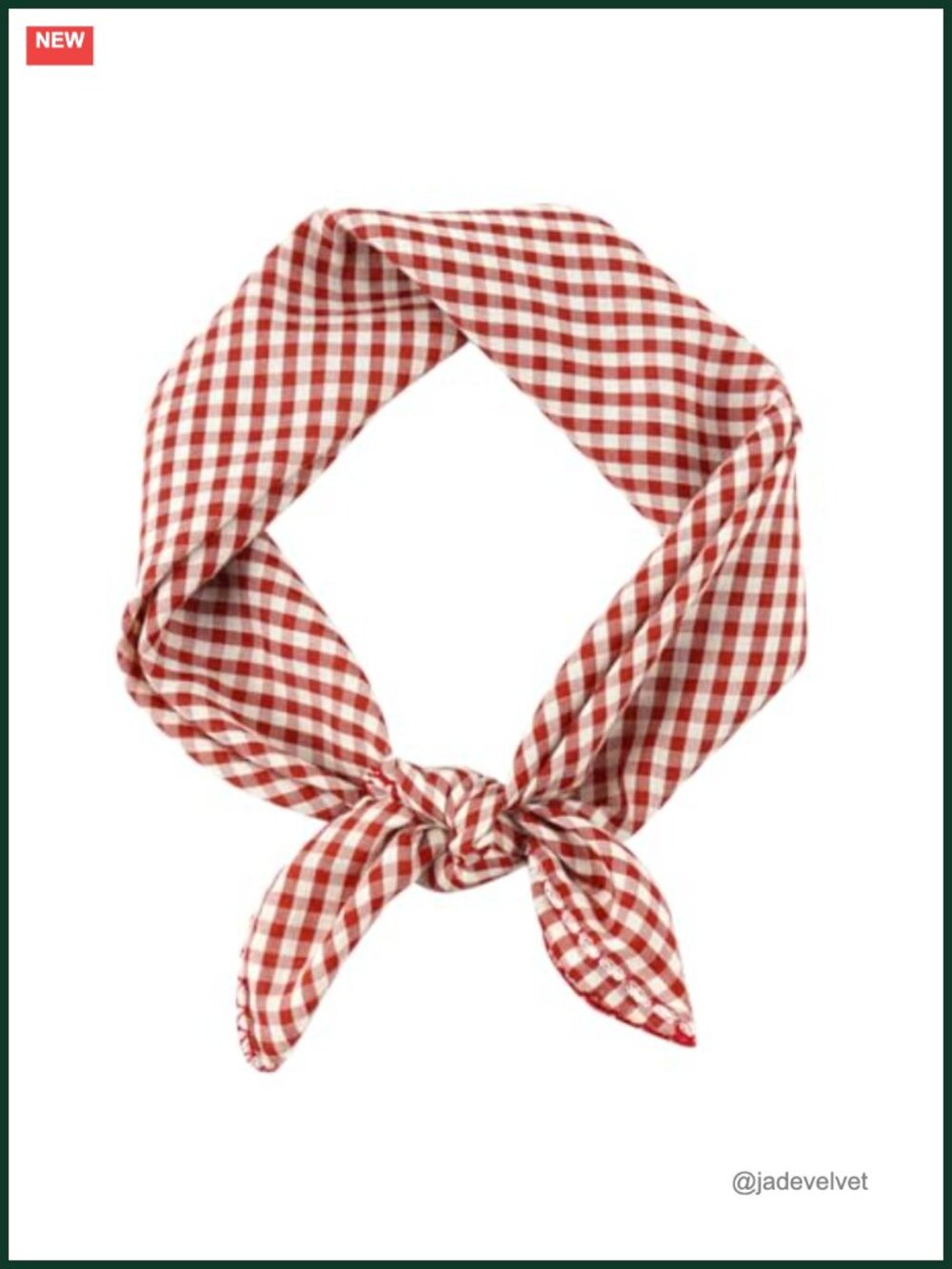 Cotton Square Scarf Neck Warmer Head Wrap Hair Accessory Plaid Print